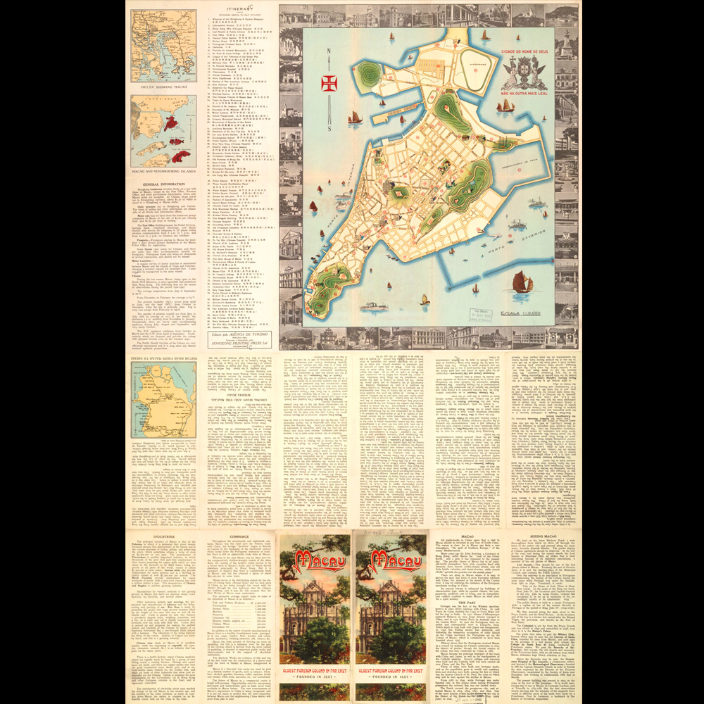 Tourist Map of Macau
